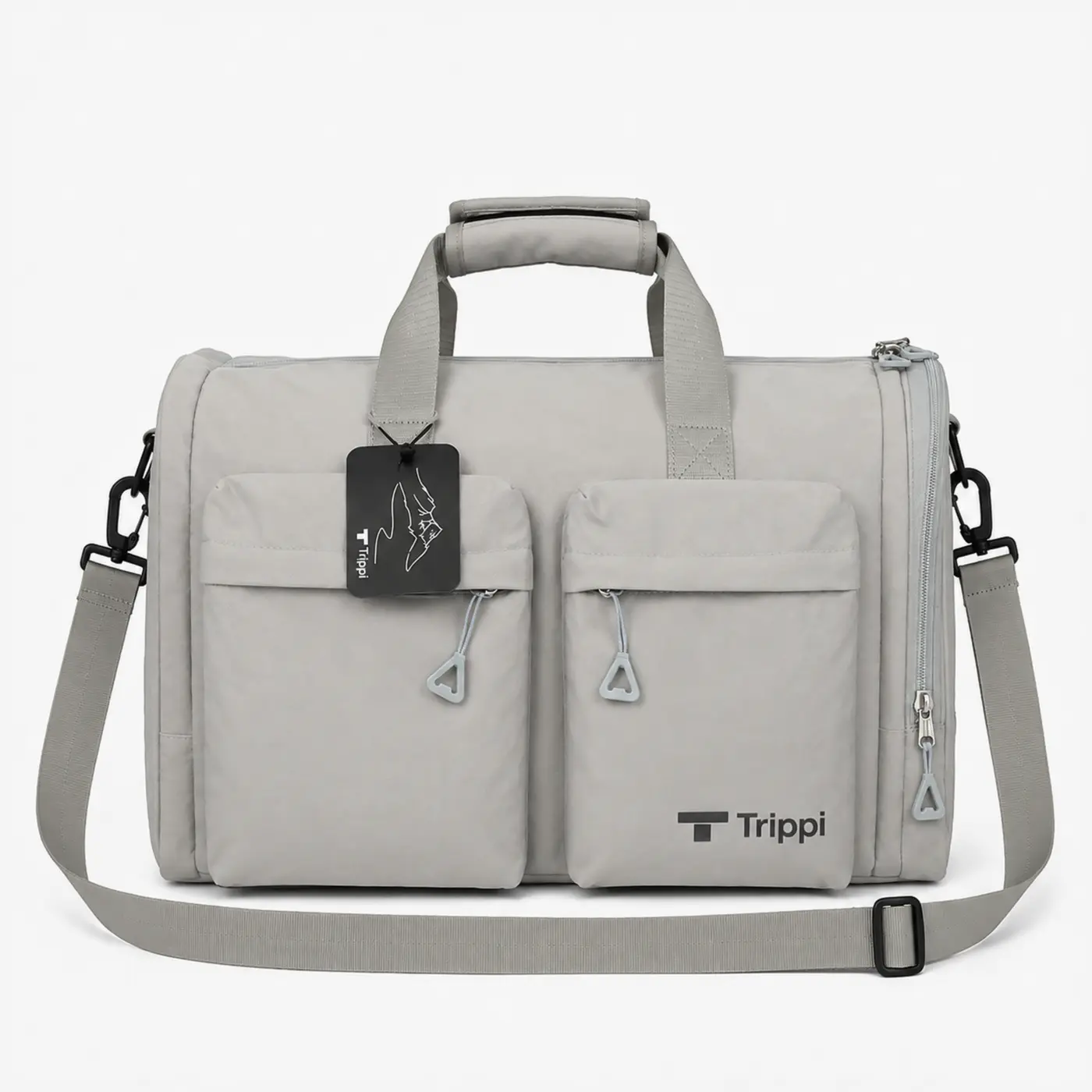 Gray TTrippi duffel bag