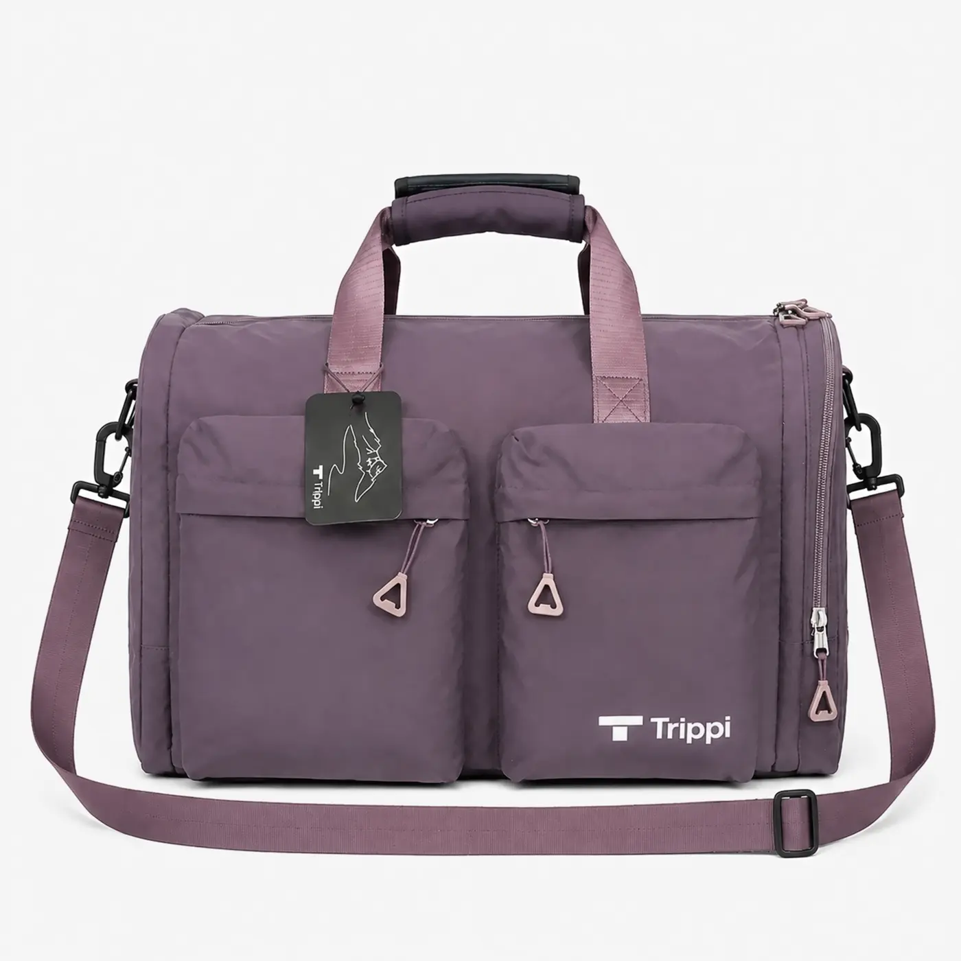 Purple TTrippi duffel bag